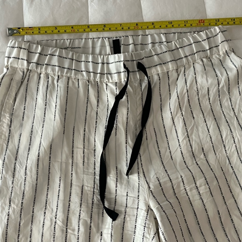 100% SILK PANTS UNRAVEL PROJECT Ben Taverniti